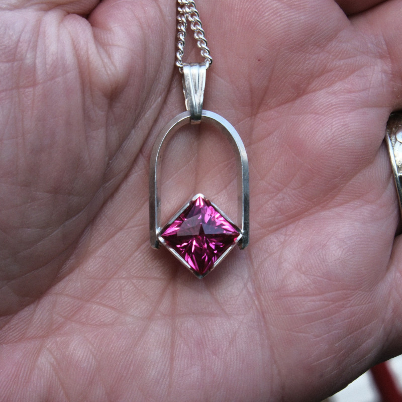 `Hot Pink' Sapphire - Eye of Horus